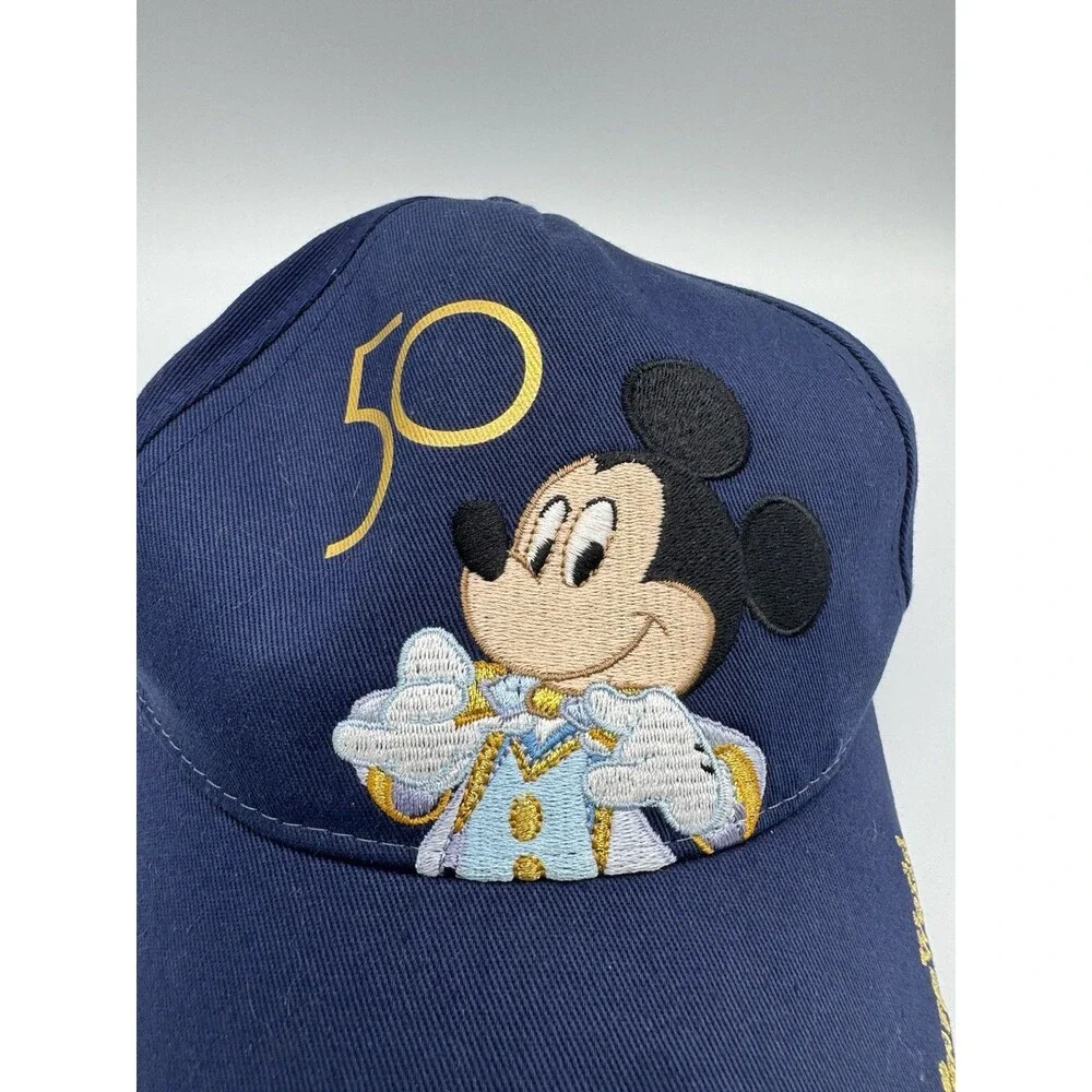 Walt Disney World Parks Youth Hat Mickey 50th Anniversary  Baseball Hat Cap